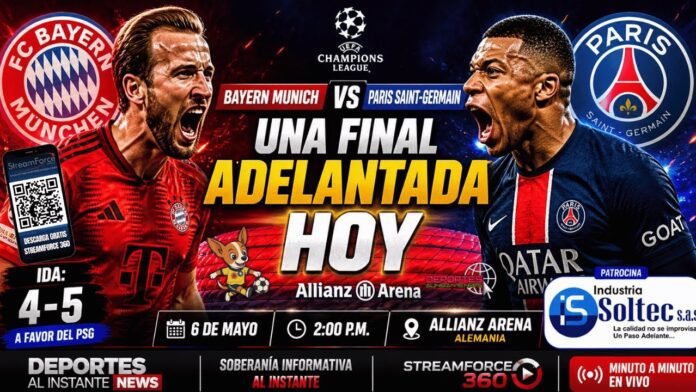 Bayern vs PSG Allianz Arena semifinal
