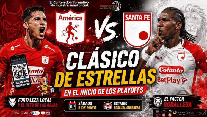 América vs Santa Fe: Horario y previa de Cuartos de Final 2026