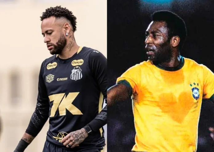 “Neymar y Pelé juntos en ilustración de marca oficial de NR Sports”