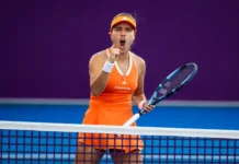 Camila Osorio WTA 1.000 Miami 2026: Debut con autoridad ante Siniakova Camila Osorio celebrando victoria en el WTA 1.000 de Miami 2026. Leyenda: Camila Osorio avanza con autoridad a la segunda ronda en Miami tras vencer a Siniakova.