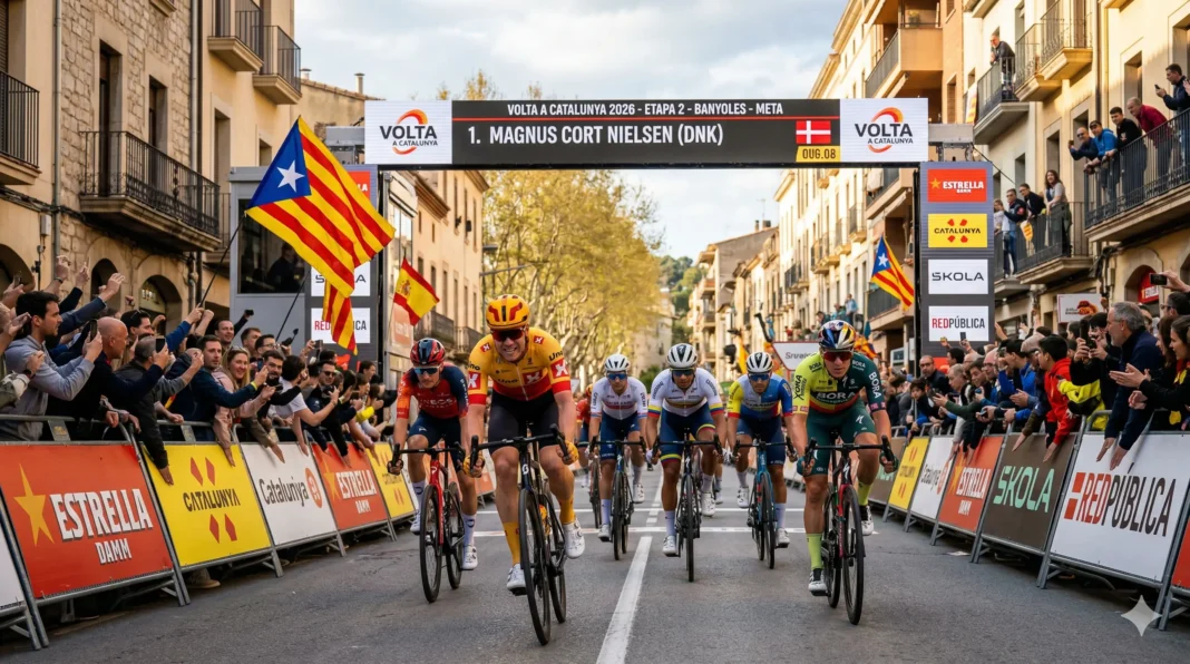 Tabla de posiciones actualizada de la Clasificación General de la Volta a Catalunya 2026 tras la etapa 2.
