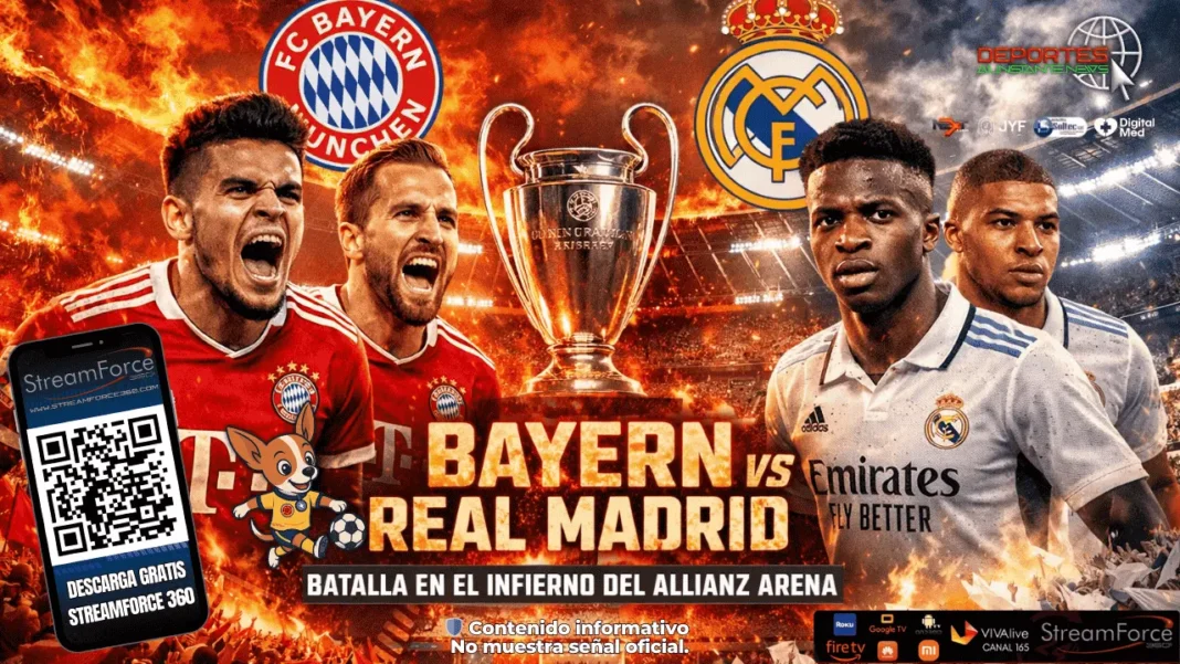 Bayern vs Real Madrid vuelta Champions 2026
