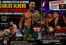 Carlos Ulberg Pierde Cinturón UFC de Fiesta Tras Noquear a Prochazka Carlos Ulberg celebrando con el cinturón UFC tras noquear a Jiri Prochazka, en una fiesta en Miami donde el título desapareció en medio de la euforia y el caos nocturno