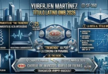 Yuberjen Martínez título Latino OMB 2026: Actualidad y Preparación Púgil Yuberjen Martínez realizando entrenamiento intensivo para pelea en Ciudad de Panamá.