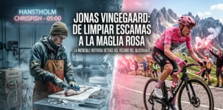 Historia de Jonas Vingegaard: Del Pescado a la Gloria Jonas Vingegaard, el pescador que conquistó el Giro de Italia 2026