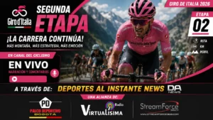 Etapa 2 del Giro de Italia 2026 con final en Veliko Tarnovo