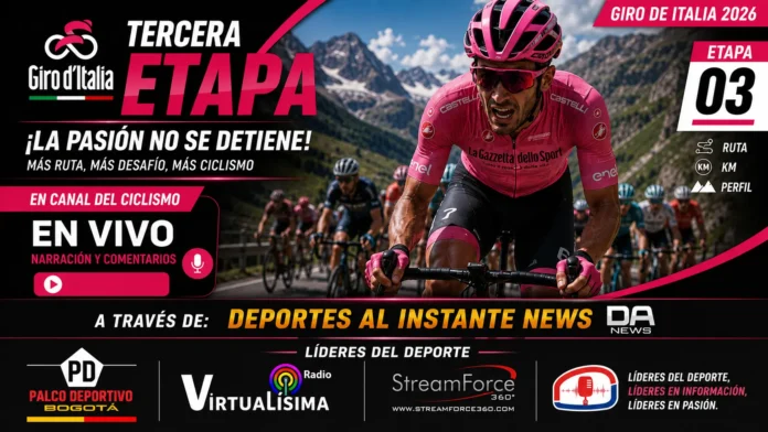 Etapa 3 Giro de Italia 2026: Siga el cierre en Sofía en directo