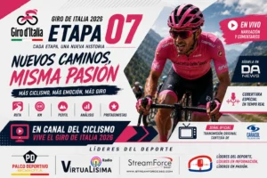 Transmisión en vivo Etapa 7 Giro de Italia 2026