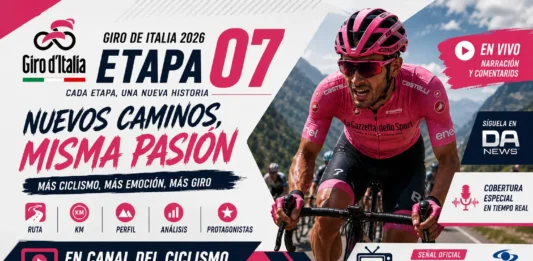 Transmisión en vivo Etapa 7 Giro de Italia 2026