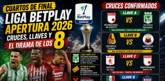 Cuartos de Final Liga BetPlay 2026: Cruces, Fechas y Clasificados