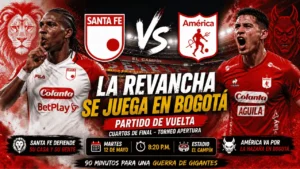 anta Fe vs. América El Campín dicta sentencia en el duelo de vuelta
