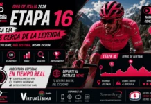 Vingegaard sentencia el Giro d’Italia 2026: Exhibición en Carì Pelotón de ciclistas ascendiendo los puertos de montaña en la Etapa 16 del Giro de Italia 2026 rumbo a Carì.