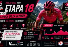 Paul Magnier brilla en la etapa 18 del Giro d’Italia 2026 Pelotón de ciclistas rodando por las carreteras de la región del Véneto en la etapa 18 del Giro de Italia 2026