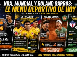 Agenda deportiva 3 de junio de 2026