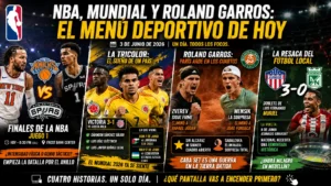 Agenda deportiva 3 de junio de 2026