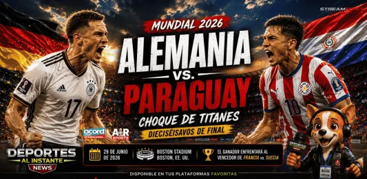 Partido Alemania vs Paraguay dieciseisavos de final Mundial 2026