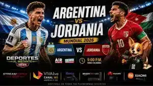 Argentina vs Jordania Mundial 2026 partido en vivo