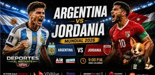 Argentina vs Jordania Mundial 2026 partido en vivo