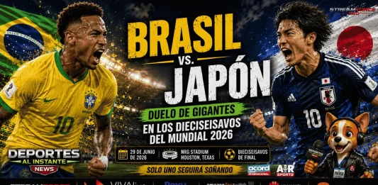 Partido Brasil vs Japón Mundial 2026