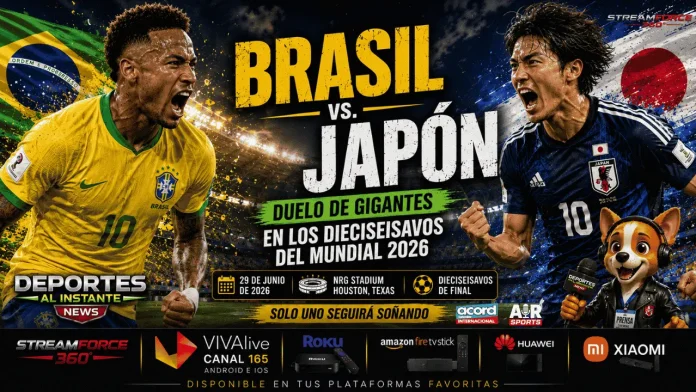 Partido Brasil vs Japón Mundial 2026