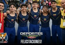 Colombia brilla en gimnasia: Oro y plata en Panamericano 2026 Gimnastas colombianos celebran el oro y plata en Panamericano