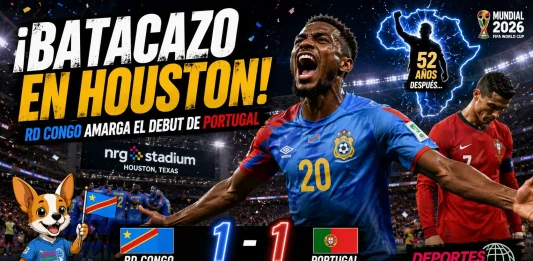 Portugal se ve sorprendida por RD Congo en el Mundial 2026