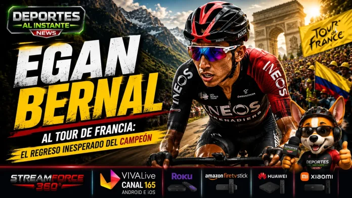 Egan Bernal en una jornada de entrenamiento con el equipo INEOS Grenadiers