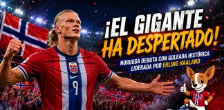 Noruega golea 4-1 a Irak con doblete de Haaland Erling Haaland liderando la victoria de Noruega ante Irak en el Gillette Stadium