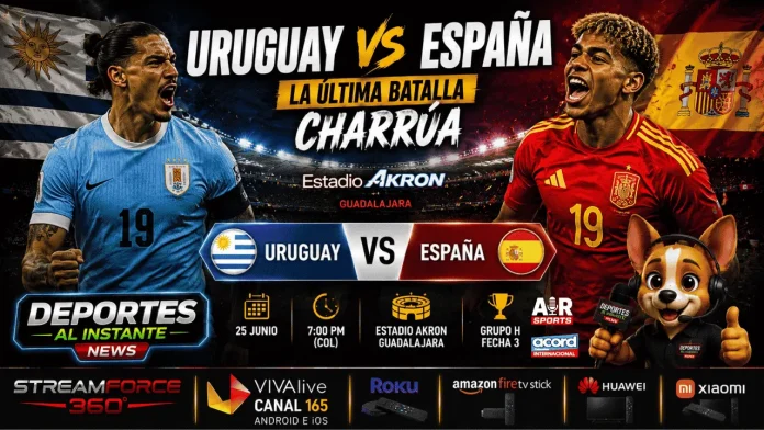 Federico Valverde en plena acción con la camiseta uruguaya