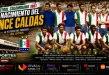 Historia Once Caldas debut 1961 su fundación Foto histórica de la formación del Once Caldas en su debut profesional de 1961.
