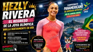 Hezly Rivera compitiendo en el Campeonato Panamericano 2026