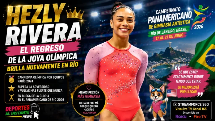 Hezly Rivera compitiendo en el Campeonato Panamericano 2026