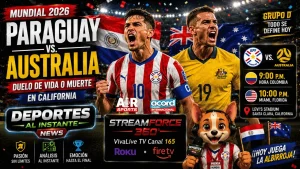 Paraguay se enfrenta a Australia en una batalla decisiva por el segundo lugar del Grupo D