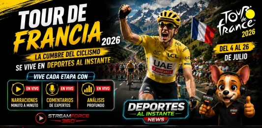 pelotón de favoritos en una etapa de montaña del Tour de Francia 2026