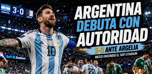 Lionel Messi marca el primer gol de Argentina en el Mundial 2026 contra Argelia