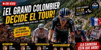 EN VIVO: Etapa 7 Tour Auvergne-Rhône-Alpes, infierno en Grand Colombier Acción en vivo de los favoritos durante la subida al Grand Colombier en la etapa 7