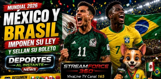 La plantilla de México celebra junto a su afición en el Estadio Azteca tras asegurar la clasificación