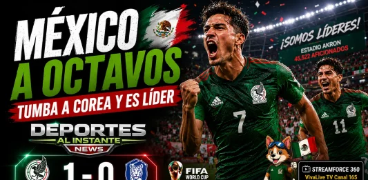 Victoria de México ante Corea del Sur en el Estadio Akron