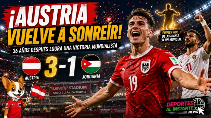 Marko Arnautović sentencia el triunfo de Austria contra Jordania en el Levi's Stadium