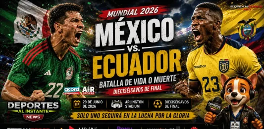 Partido México vs Ecuador dieciseisavos de final Mundial 2026