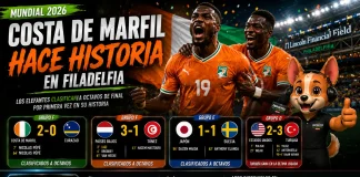 Resumen Mundial 2026: Costa de Marfil hace historia y Países Bajos domina Nicolas Pépé festeja tras anotar para Costa de Marfil ante Curazao