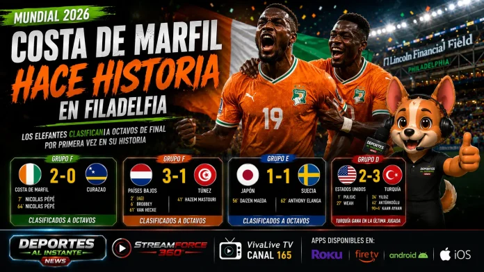 Nicolas Pépé festeja tras anotar para Costa de Marfil ante Curazao