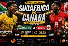 Sudáfrica vs Canadá Mundial 2026: Dieciseisavos de final en vivo Dieciseisavos de final Sudáfrica vs Canadá Mundial 2026 en Los Ángeles