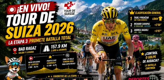 Tour de Suiza, Ciclismo en vivo, Etapa 3, Tadej Pogačar, Bad Ragaz