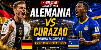 Alemania vs Curazao en Vivo: Debut del Grupo E – Mundial 2026 Alemania vs Curazao Mundial 2026 NRG Stadium Houston