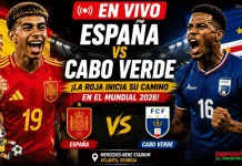 España vs Cabo Verde en Vivo: Debut del Grupo H – Mundial 2026 España vs Cabo Verde Mundial 2026 Mercedes-Benz Stadium Atlanta