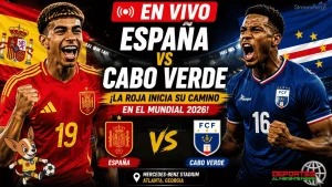 España vs Cabo Verde Mundial 2026 Mercedes-Benz Stadium Atlanta