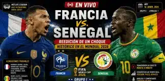 Francia vs Senegal en Vivo: Debut del Grupo I – Mundial 2026 Francia vs Senegal Mundial 2026 MetLife Stadium Nueva Jersey