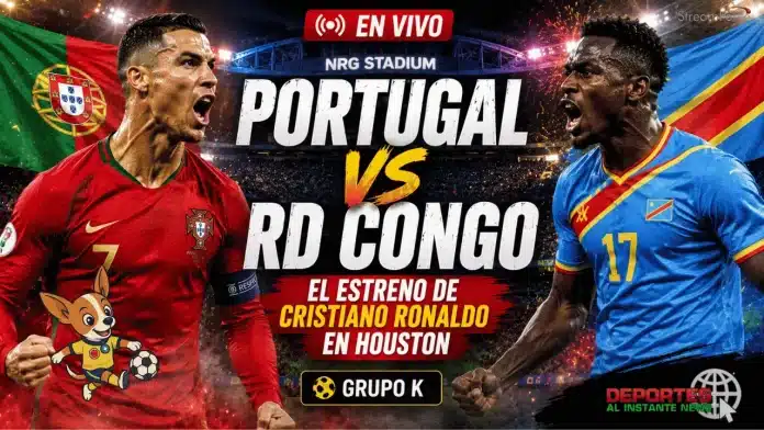 Portugal vs RD Congo Mundial 2026 NRG Stadium Houston