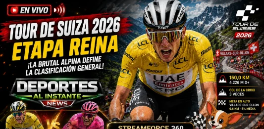 Tour de Suiza 2026 en vivo etapa reina montaña Villars-sur-ollon
